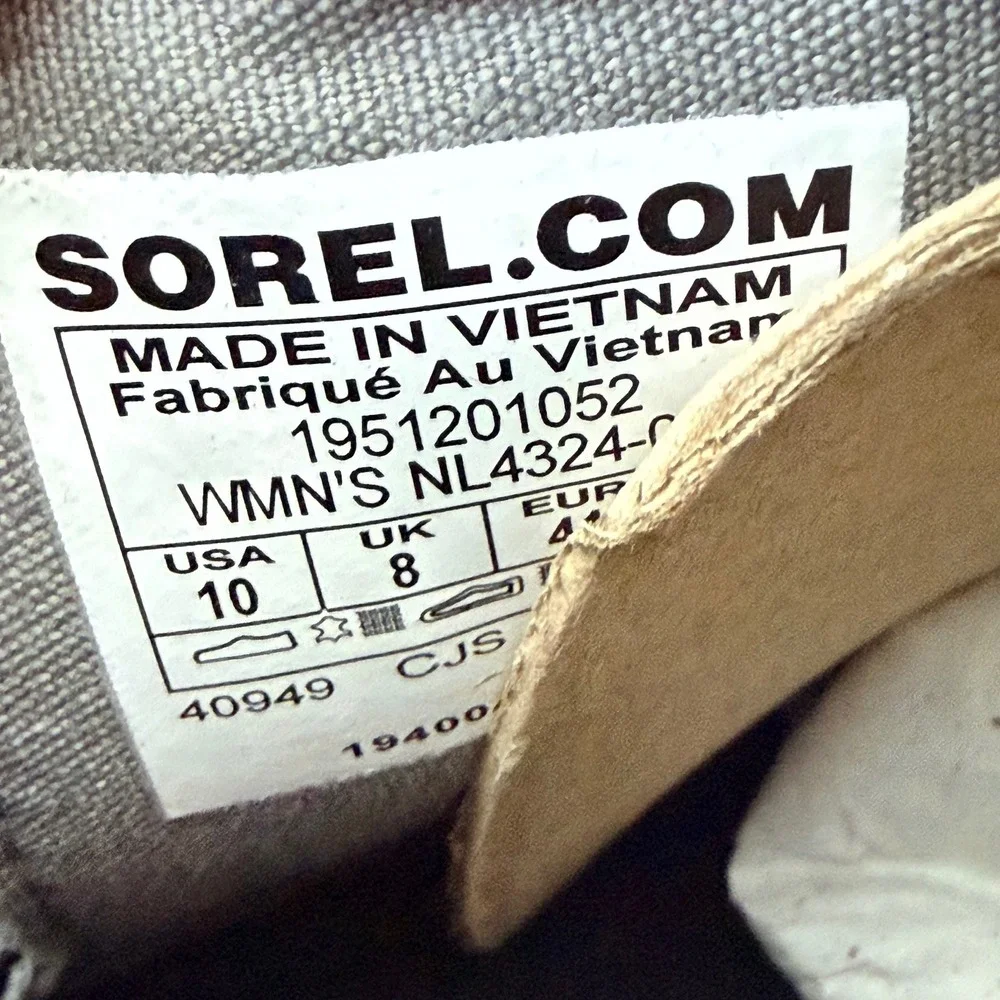 Sorel Womens Emelie II Chelsea WP Waterproof Leather Boots Quarry‎ Grey